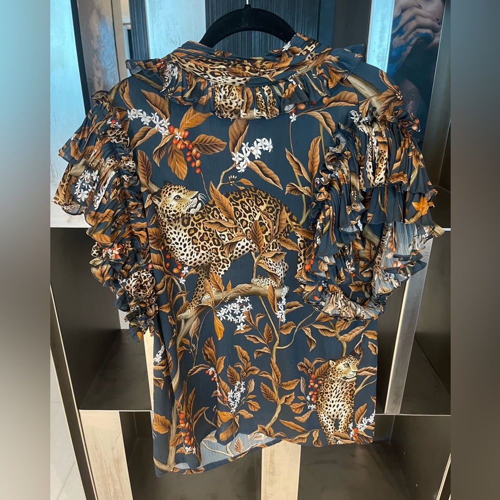 Johanna oritz brand.. the material is 100 percent polyester